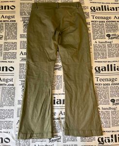 Olive Green Bootcut Trousers