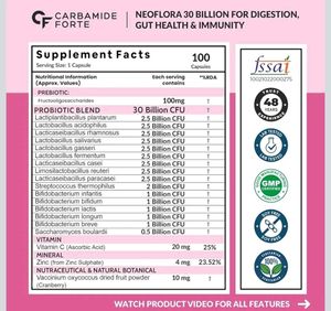 Carbamide Forte Probiotics ( Short expiry)