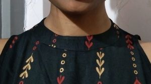 black straight kurta