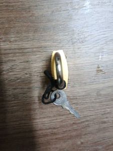 Brass Padlock with Key
