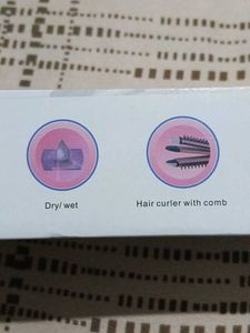 3 In 1 Hair Curler, Straightener with Comb