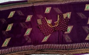 🇳🇿💫❤️ Elegant Burgendy Colour Saree