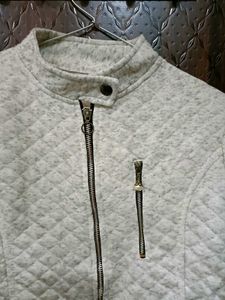 Quilted Zip-Up Jacket