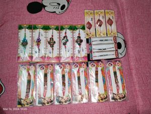 Rakhi Pack Of 17 Beautiful 😻 ❤️ 🤩