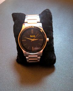 Simple Watch With Black Dial