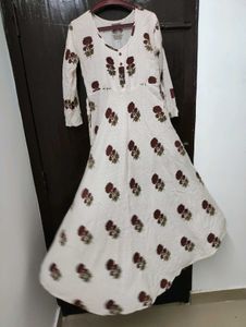 Floral Print Dress or lengthy kurta