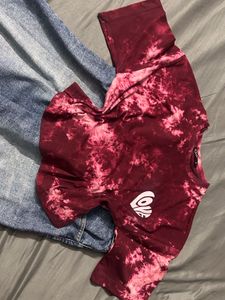 Tie-Dye Cropped T-Shirt