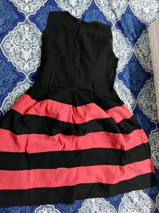 Striped Fit &amp; Flare Dress