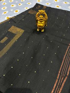 Elegant Black Saree