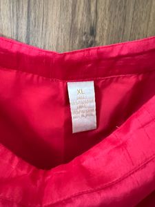 Blue Crop top With Pink Skirt