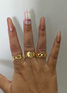 antiternished Gold Beach Rings