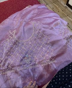Elegant Lavender Saree