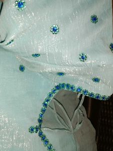 Light Blue Hand Work Top