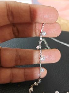 92.5 | Silver Zircon  Necklace