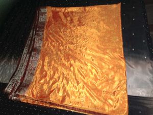 beautifull satin silk saree