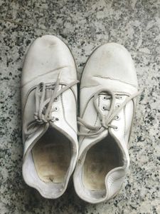 School  White Casual Shoes