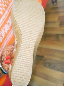 B Annas importedheel wedges with zipper