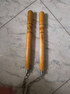 Wooden Chain Gymnastics Stick