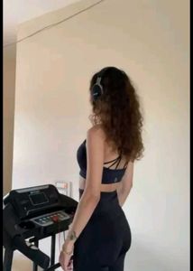 Black Flare Gym Leggings