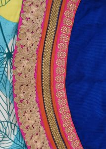 Blue Kurti With Dupatta