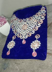 Pink Coral Spiral Neck Set.