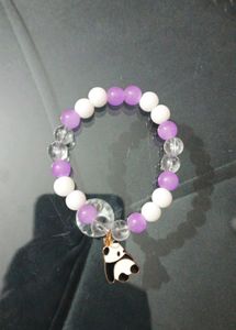 Beaded Panda Bracelet