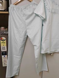 Women's Blue Pajama Set