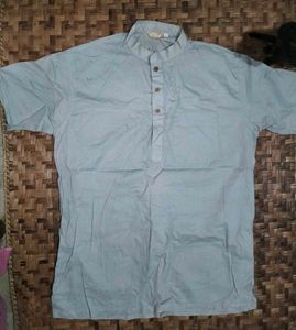 Men's Light Blue Kurta