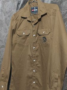 Diesel Duble Pocket Button-Down Shirt