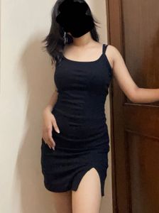 Black Bodycon Midi