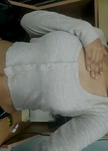 Forever 21 Grey Crop Top