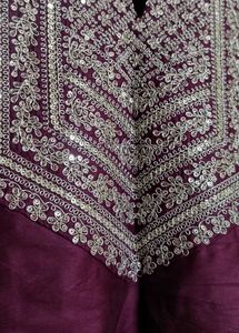 Purple Kurtha Pant And Dupatta Set 💜