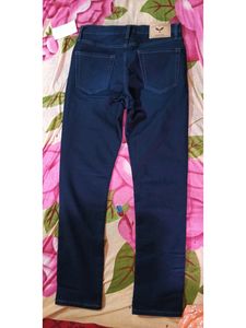 Dark Blue Denim Jeans For Men