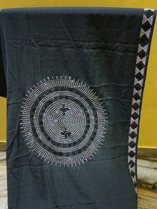 Sequence Or Stone Shawl ,Cotton Material
