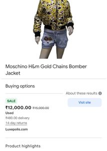 H&amp;Moschino Bomber Jacket