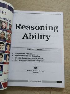 Reasoning Book For SSC CGL EXAMs