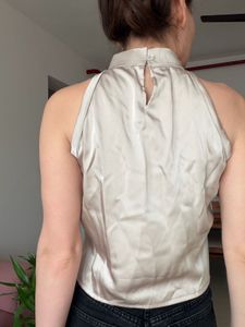 Satin Halter Top XS