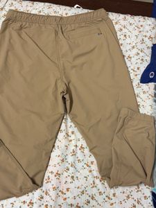 Khaki Drawstring Joggers