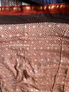 Used Chanderi cotton saree for sale