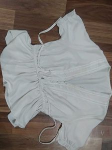 Crinched Waist Top