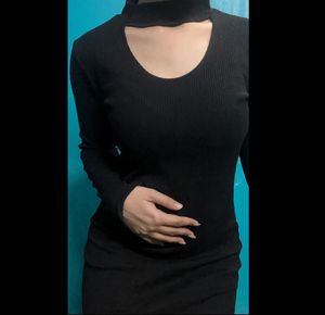 Slit Bodycon Dress