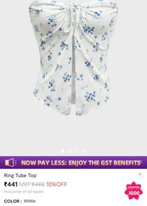 Floral Tube Top