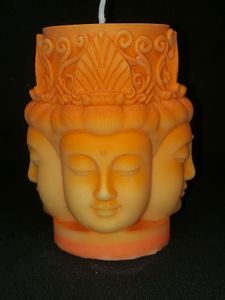 Sow Wax 4 Headed Buddha Candle