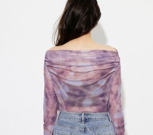 Tie-Dye Off-Shoulder Top