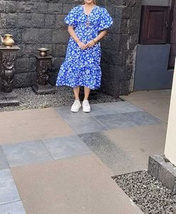 Floral Print Midi Dress