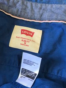 Levi&#39;s Blue Slim Fit Shirt