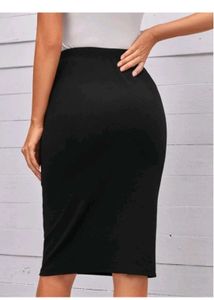 Black Straight Skirt