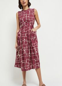 MAX A-Line Midi Dress