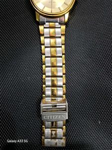Mans Citizen Golden Chain Watch