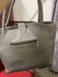 Gray Tote Bag